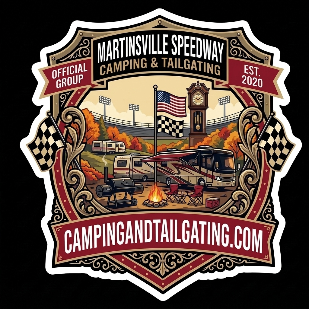 Martinsville Speedway Camping and Tailgating Official Group Sticker