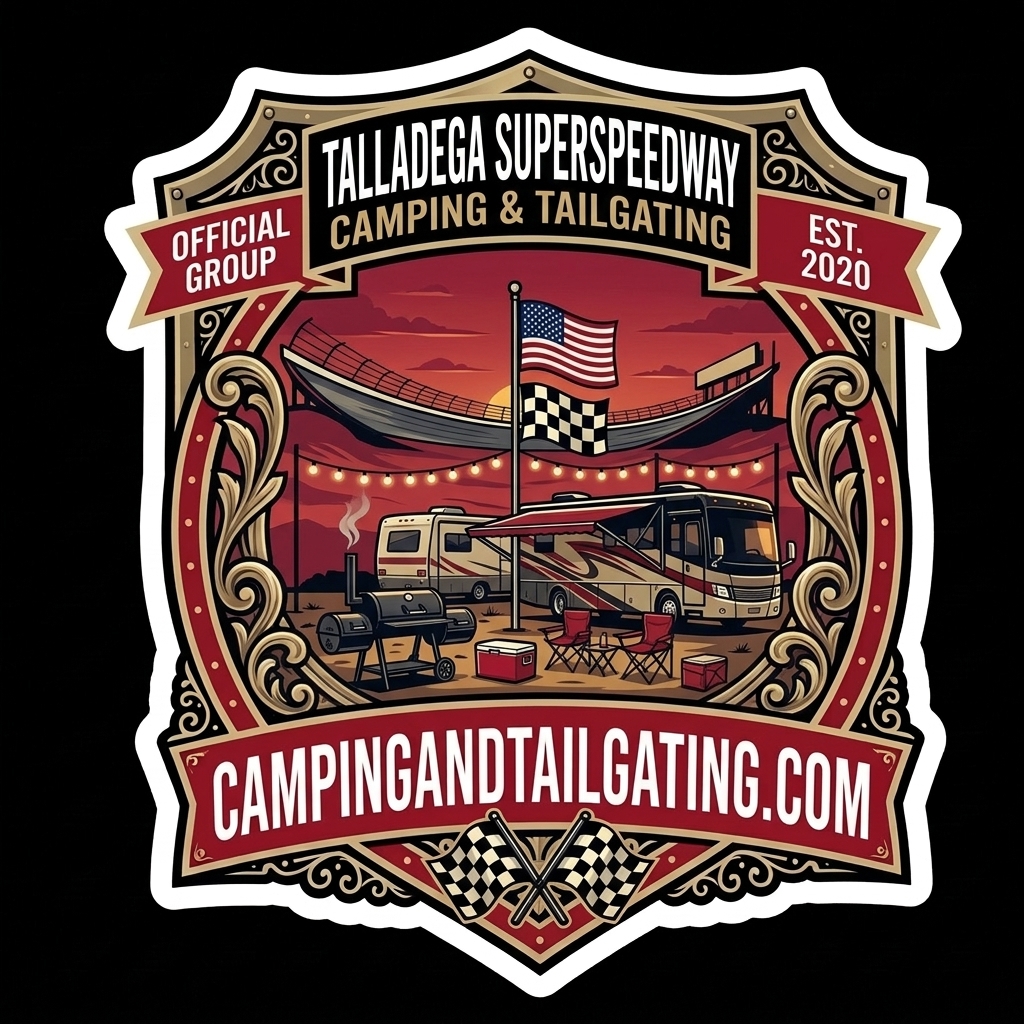Talladega Superspeedway Camping and Tailgating Official Group Sticker