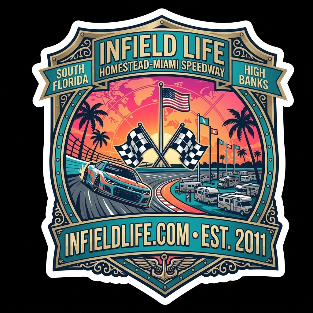 Homestead-Miami Speedway 3-inch Infield Life Sticker